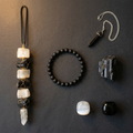 The Protection Ritual — Black Tourmaline & Selenite Set