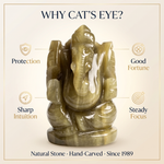 Why Cat's Eye - benefits of natural cat's eye Ganesha