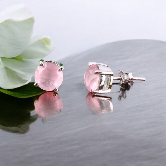 Rose Quartz Earrings 794