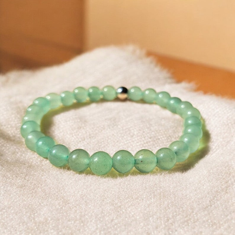 Green aventurine bracelet for luck and prosperity – Gift Palace India
