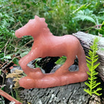 Horse - Natural Rose Quartz
