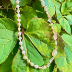 Citrine & Fresh Water Pearl Necklace