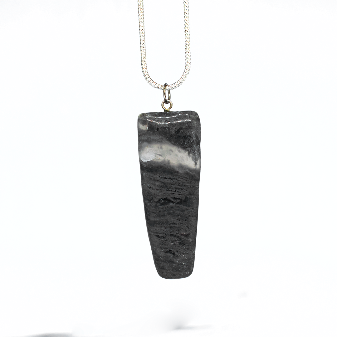Black Moss Agate Talisman