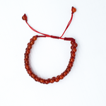 Carnelian 2 Line Adjustable Bracelet