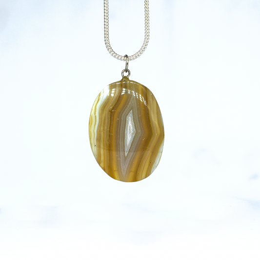 Banded Agate Necklace 1080