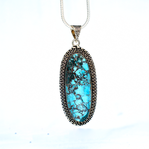 Arizona Turquoise Brass Necklace