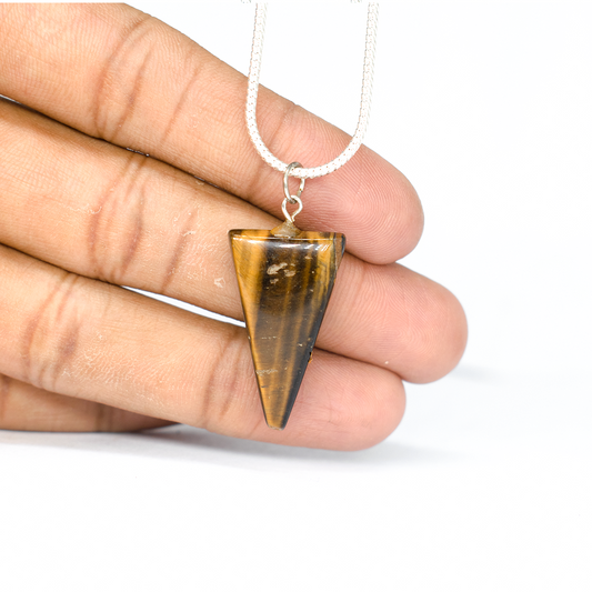 Tiger eye arrow Necklace 1080