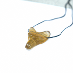 Jaguar Carved Crystal Necklace unisex