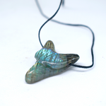 Jaguar Carved Crystal Necklace unisex