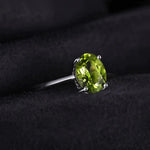 Peridot Oval Earrings