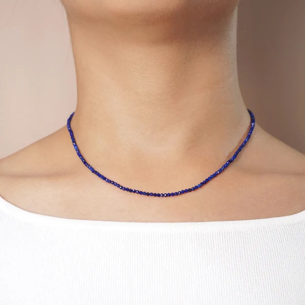 Lapis Lazuli 3 mm Necklace