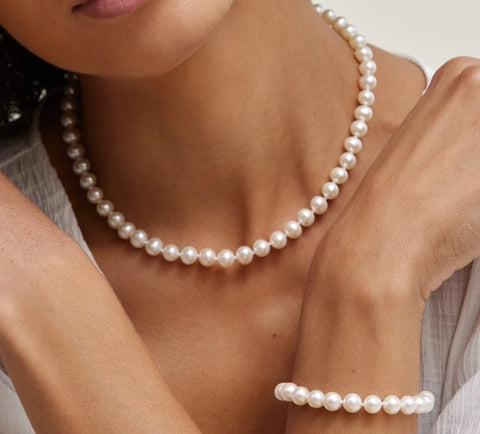 Natural fresh water Pearl Necklace