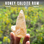 Honey Calcite  Raw Clusters