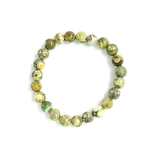 Bird's eye Rhyolite Bracelet 1048