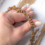 Tiger's eye Chip Necklace