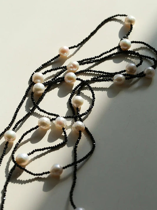 Spinel & Pearl Necklace 800