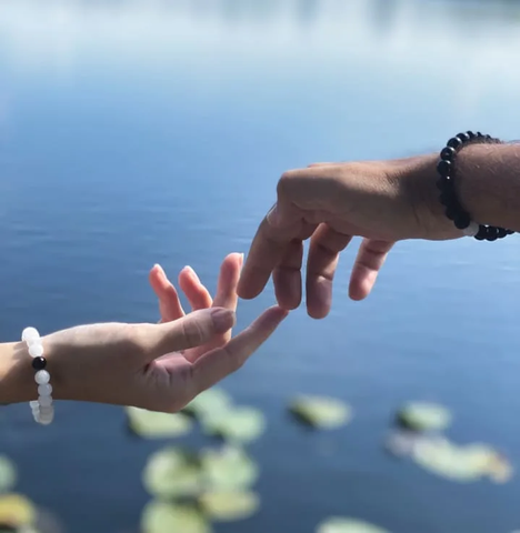 Yin Yang Matching Bracelet Couples bracelet