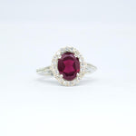 Garnet Ring - Elegance