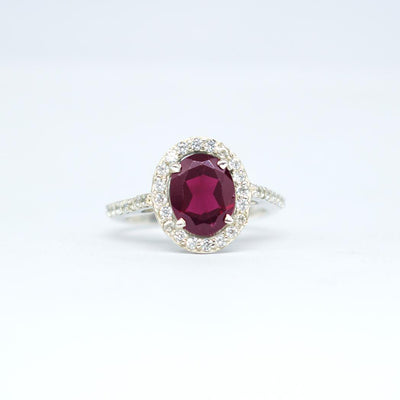 Garnet Ring - Elegance