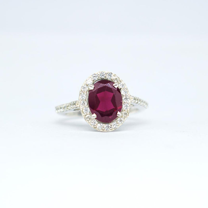 Garnet Ring - Elegance