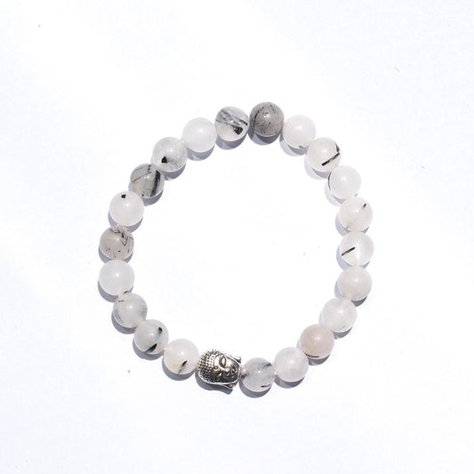 Tourmanilated Quartz Bracelet 1080