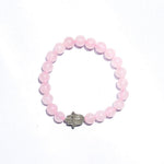 Natural rose quartz bracelet to attract love – Gift Palace India