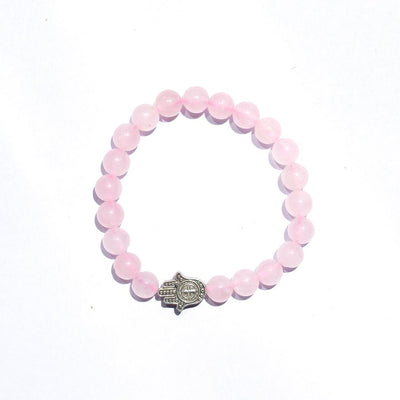 Natural rose quartz bracelet to attract love – Gift Palace India