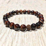 Red tiger eye bracelet from the Gift Palace India collection