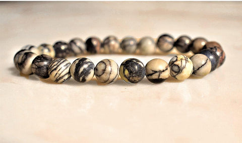 Zebra Jasper Bracelet - Gives emotional strength