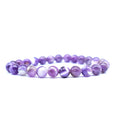 Chevron Amethyst Bracelet