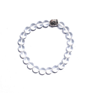 Clear quartz master healer bracelet for clarity and energy – Gift Palace India