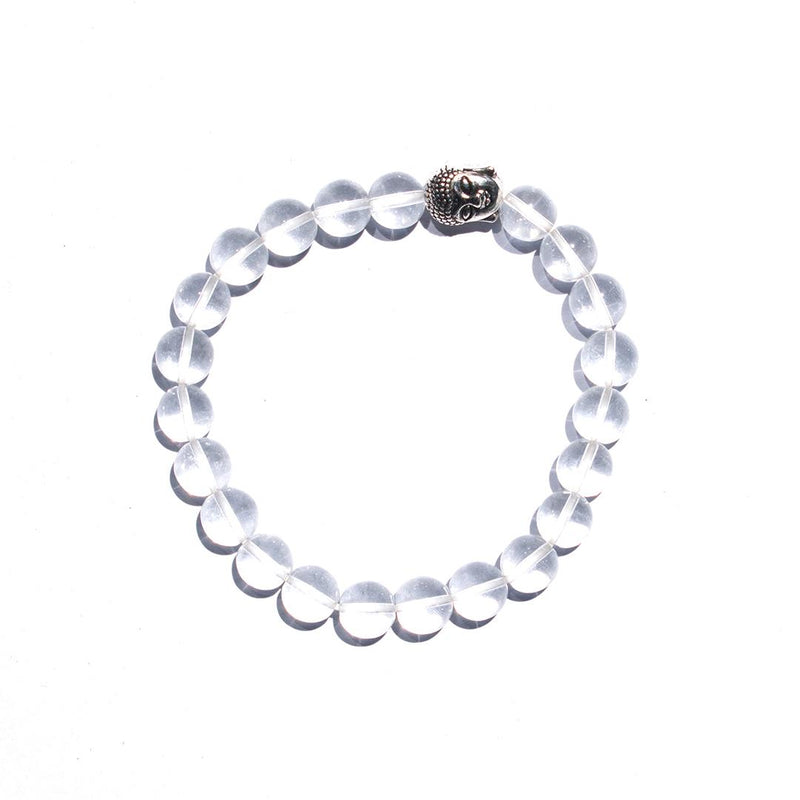 Clear quartz master healer bracelet for clarity and energy – Gift Palace India