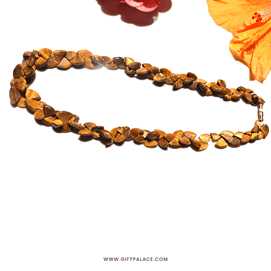 Tiger's eye Graduation Necklace 800