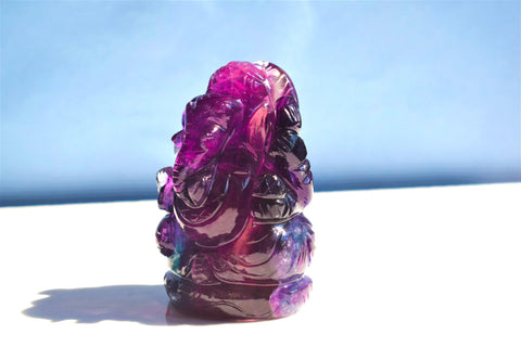 Rainbow Fluorite Ganesha