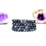 Snowflake Obsidian Bracelet
