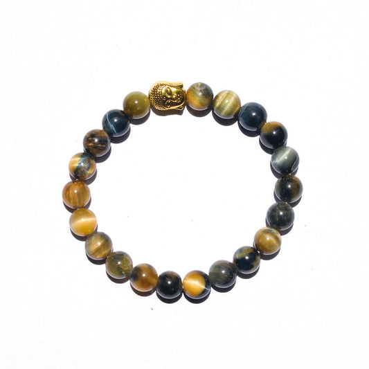 BLue Gold tiger eye bracelet 1080