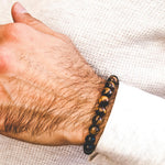 Golden brown tiger's eye beaded bracelet – Gift Palace India