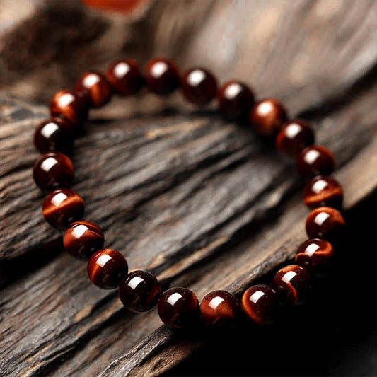 Red Tiger eye Bracelet ( Improving clarity ) 1048