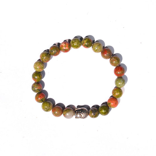 Unakite Bracelet -  Recovery from major illness 1080