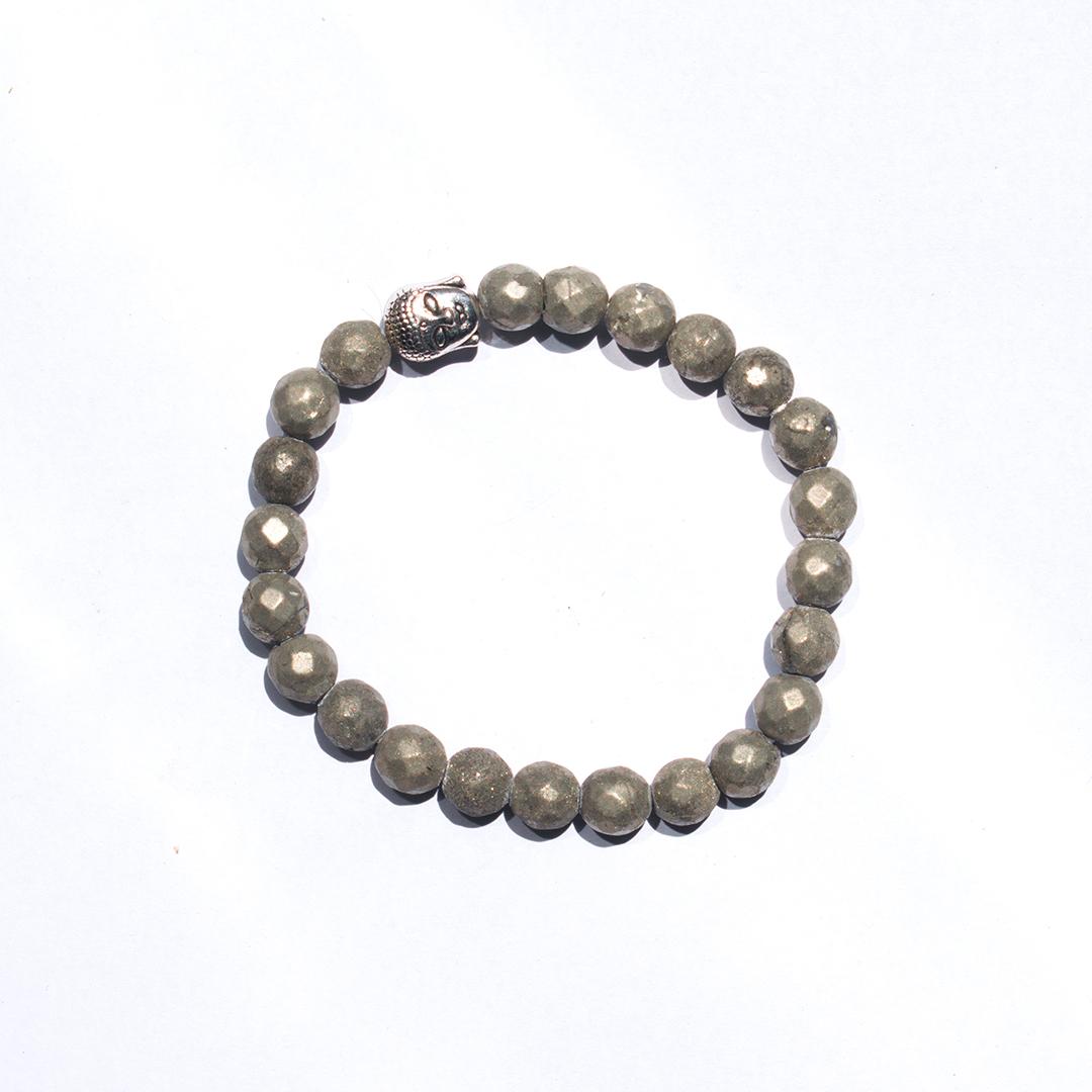 Pyrite Faceted Bracelet