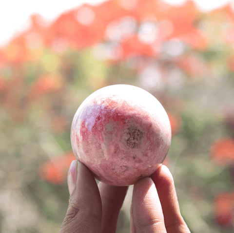 Peruvian Rhodonite Sphere