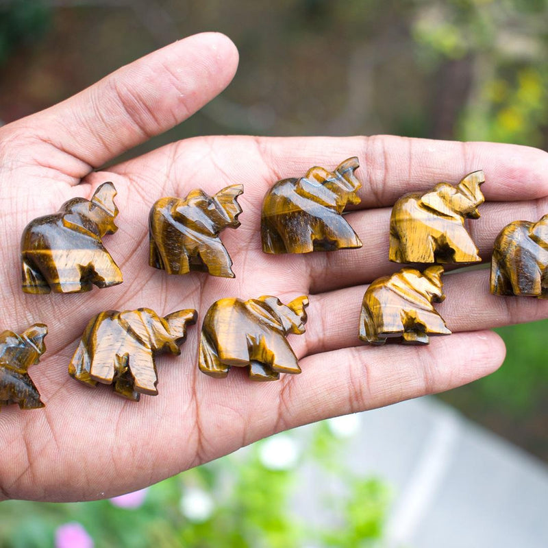 Tiger's eye Mini Elephant