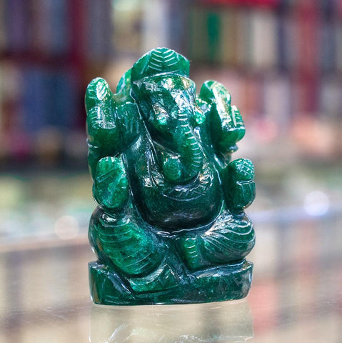 Green Jade Ganesha