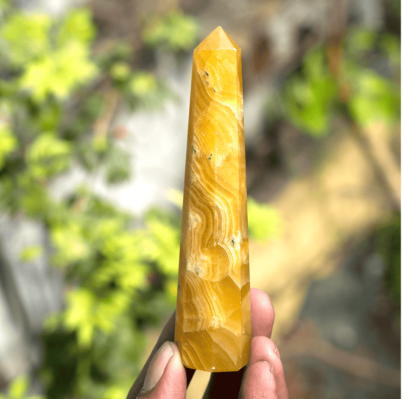 Orange Calcite Tower
