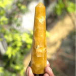 Orange Calcite Tower