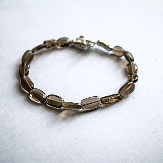 Smokey Quartz oval Bracelet 1080