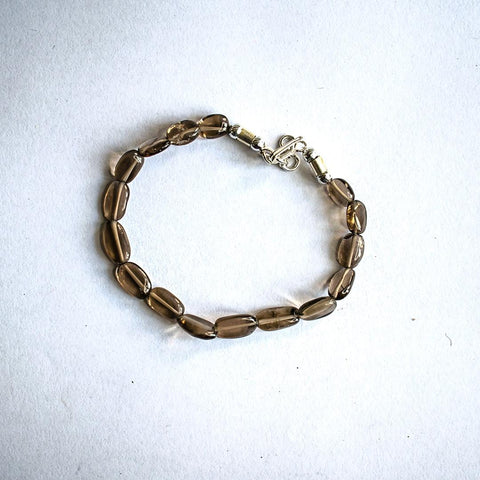 Smokey Quartz oval Bracelet