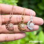Moon & Star Opal Necklace