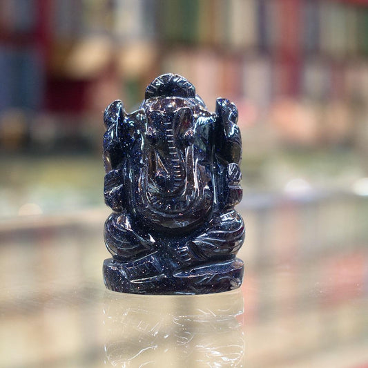 Blue Sandstone Ganesha 1080