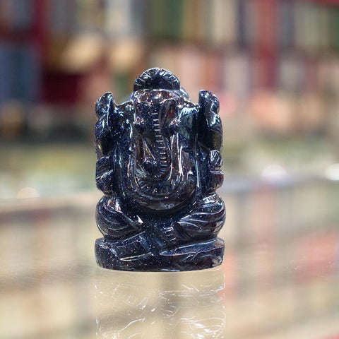 Blue Sandstone Ganesha
